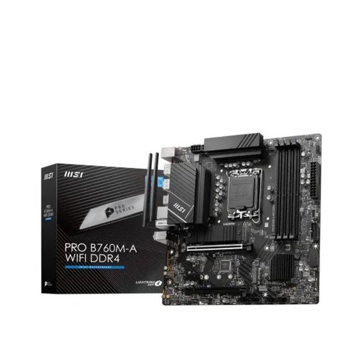 MSI PRO B760M-A WIFI DDR4 1700 Motherboard