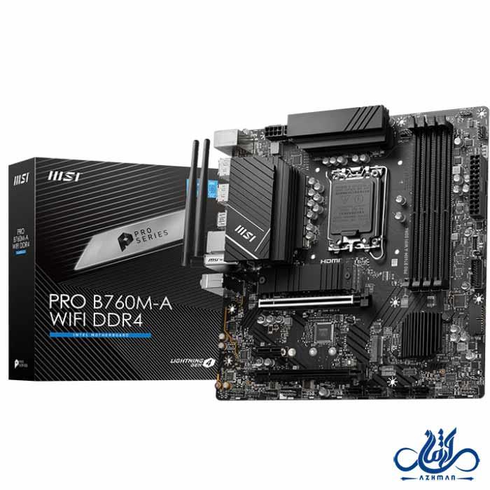 MSI PRO B760M-A WIFI DDR4 1700 Motherboard