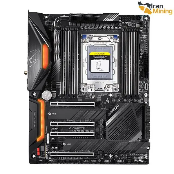 مادربورد گیگابایت TRX40 AORUS PRO WIFI Gigabyte TRX40 AORUS PRO WIFI sTRX4 Motherboard - 5