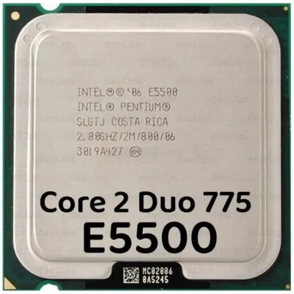پردازنده مرکزی اینتل سری Wolfdale مدل E5500 - 2