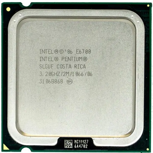 پردازنده مرکزی اینتل سری Wolfdale مدل Pentium E6700 - 3