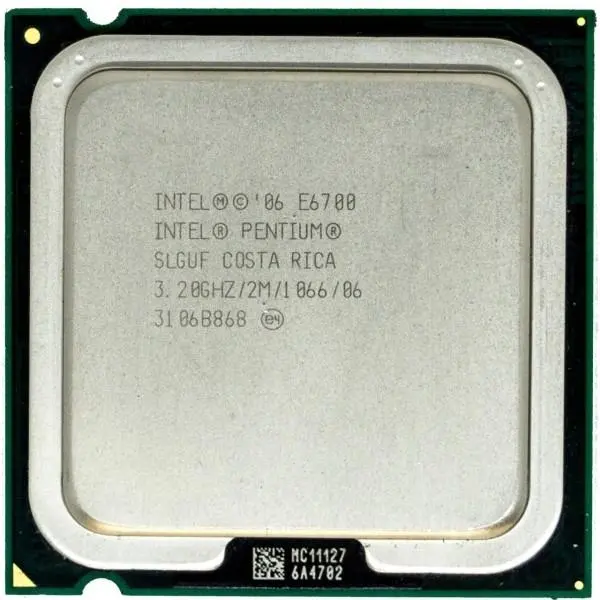 پردازنده مرکزی اینتل سری Wolfdale مدل Pentium E6700