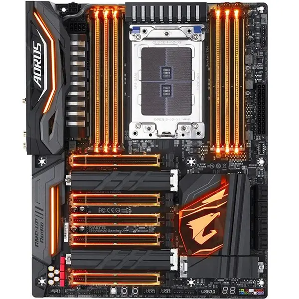 مادربرد گیگابایت مدل X399 AORUS Gaming 7 rev. 1.0 GIGABYTE X399 AORUS Gaming 7 Motherboard - 4
