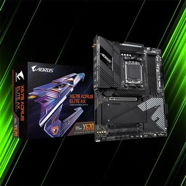 مادربورد گیگابایت X670 AORUS ELITE AX D5 GigaByte X670 AORUS ELITE AX Motherboard - 2