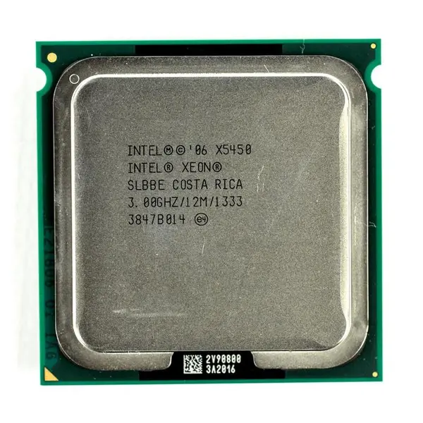 سی پی یو سرور اینتل مدلXEON 5450 Intel Xeon X5450 Quad-Core 3.00GHz 12MB 1333MHz LGA 771 SLBBE CPU Processor - 2