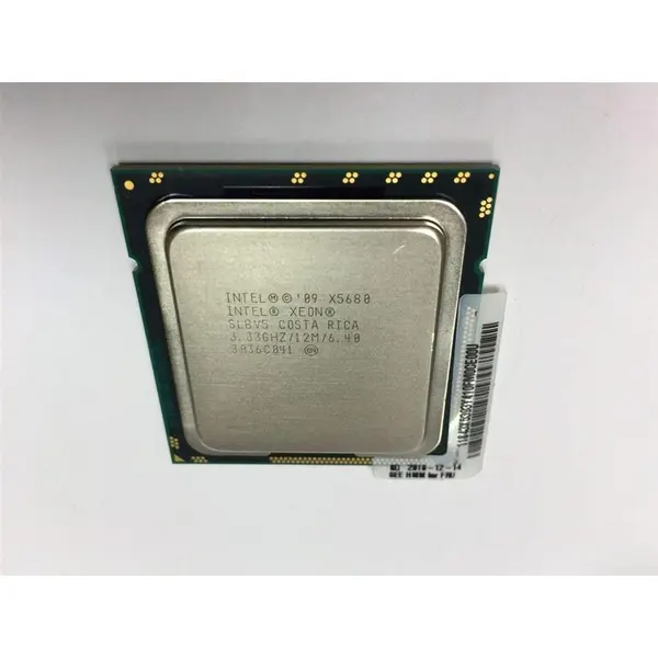 پردازنده سرور اینتل Xeon X5680 GENUINE INTEL XEON SLBV5 X5680 3.33GHz 12MB 6.4GT/S LGA1366 Hex Core Processor Certified Refurbished - 2