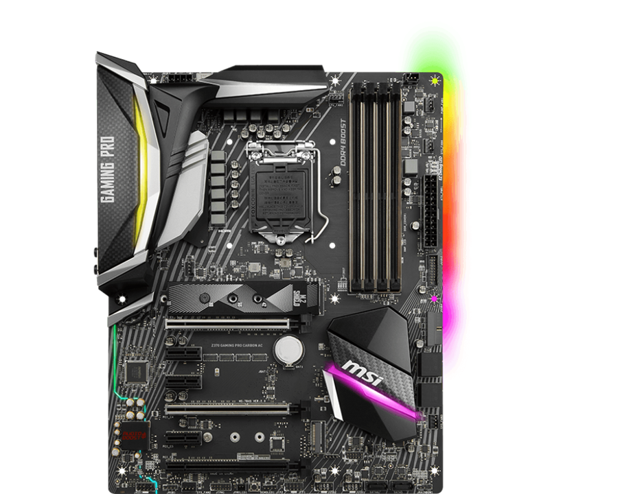 MSI Z370 GAMING PRO CARBON AC Motherboard