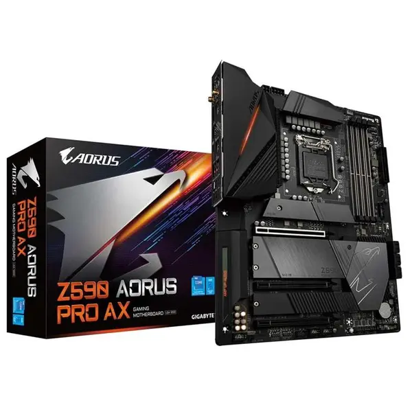 مادربرد گیمینگ گیگابایت Z590 AORUS PRO AX Motherboard: Gigabyte Aorus Z590 Pro AX Gaming - 5