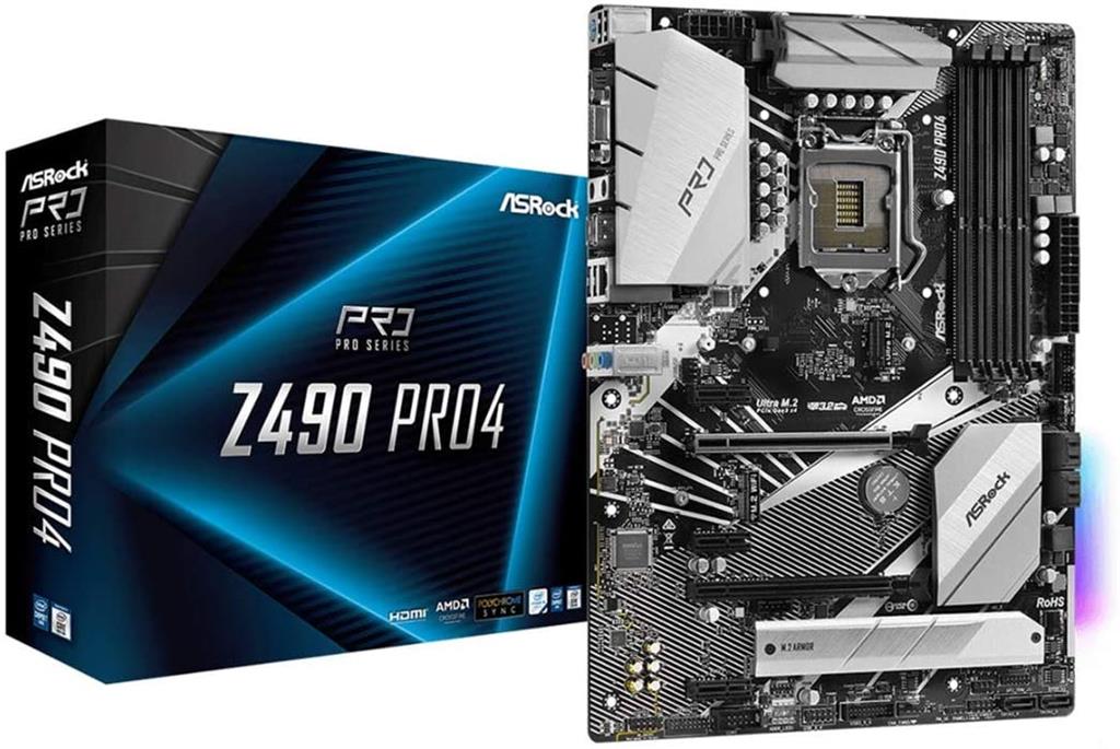 ASRock Z490 Pro4 LGA 1200 Motherboard