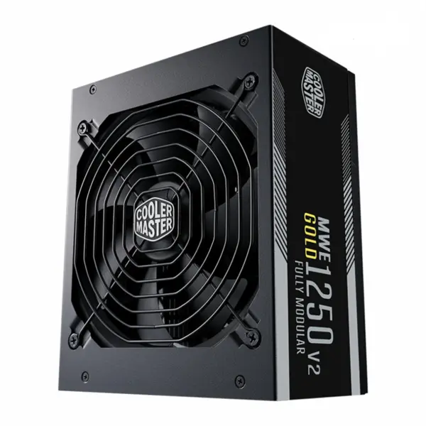 پاور 1250 وات کولر مستر MWE GOLD 1250 V2 Gold Full Modular Cooler Master MWE GOLD 1250 -V2 Gold Full Modular Power Supply