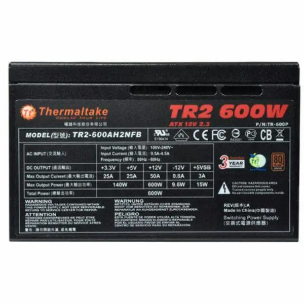 پاور ترمالتیک مدل تی آر 2 600 وات Thermaltake TR2 600W Power Supply - 2