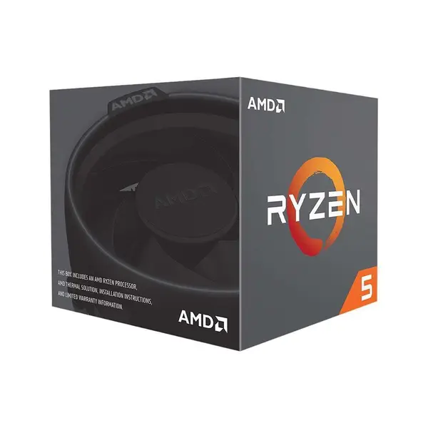 سی پی یو ای ام دی مدل رایزن5 2600 ایکس با فرکانس 3.6 گیگاهرتز AMD RYZEN 5 2600X 3.6GHz 19MB BOX CPU - 4