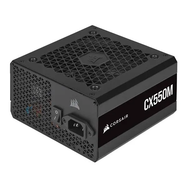 پاور 550 وات کورسیر CX550M Bronze Semi Modular Corsair CX550M 550W Semi Modular Power Supply - 2