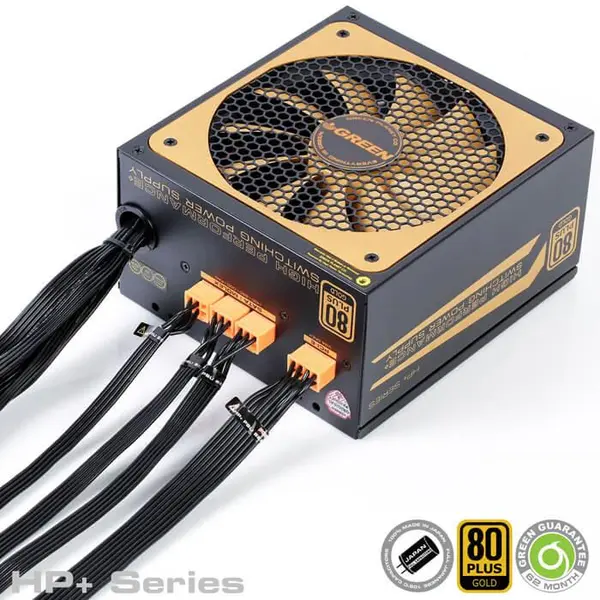 منبع تغذیه ماژولار گرین مدل 600b-hp Plus Green 600b-hp-Plus Modular Computer Power Supply - 4