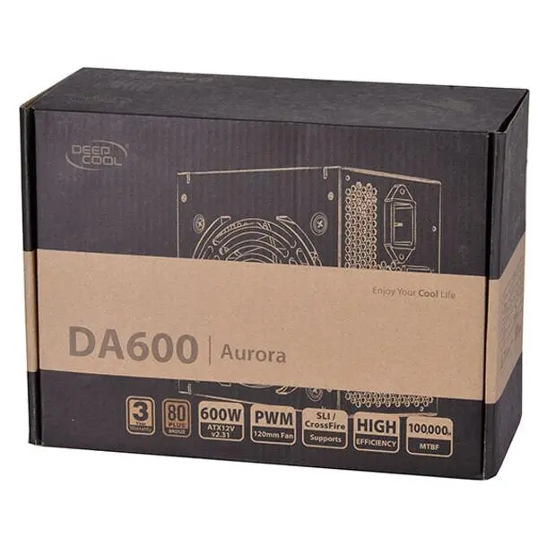 پاور دیپ کول مدل آاورا دی ای 600 Deep Cool DA600 AURA 80PLUS Bronze Power Supply - 2