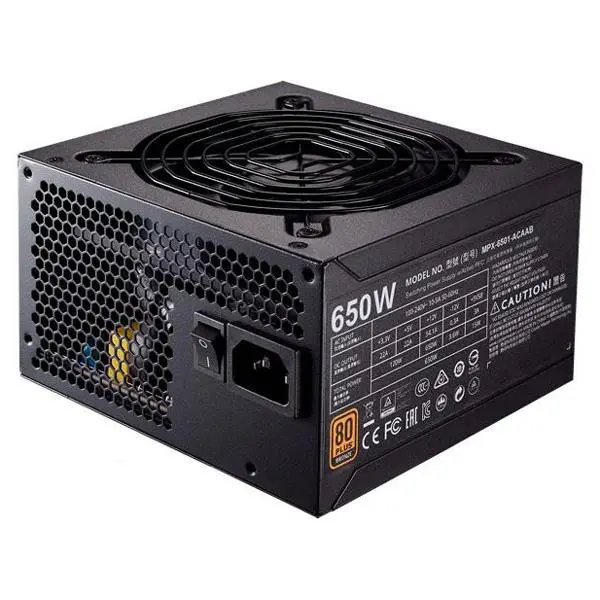 پاور کولرمستر مدل ام دبلیو ای برنز با توان 650 وات Cooler Master MWE 650W Bronze PSU