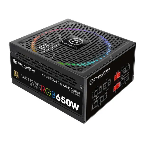 پاور گیمینگ ترمالتک 650 وات Grand RGB 650W فول ماژولار Thermaltake Toughpower Grand RGB 650W Gold PSU - 2