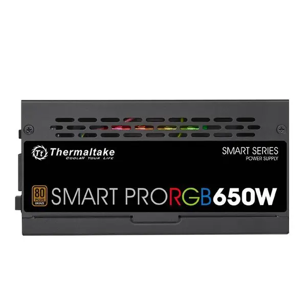 پاور ترمال تک اسمارت پرو آر جی بی 650وات برنز Thermaltake Smart Pro RGB 650W Bronze PSU - 4