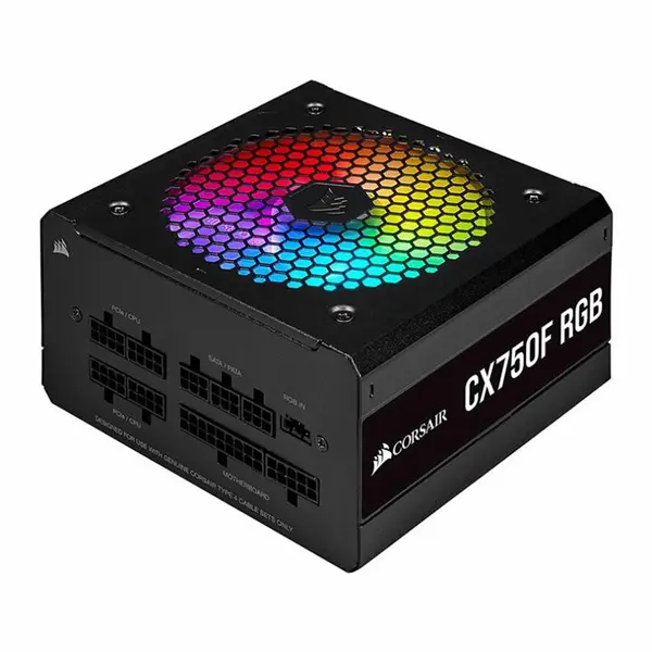 پاور 750 وات Corsair مدل CX Series CX750F RGB Corsair CX750F RGB Bronze Fully Modular Power Supply - 2