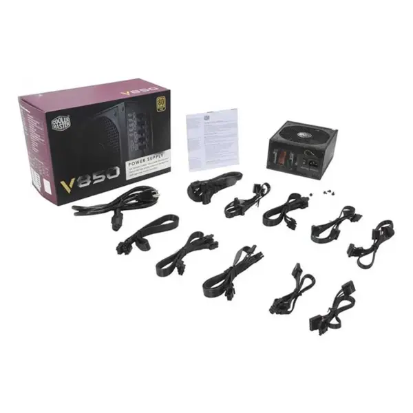 پاور کولرمستر سری وی باتوان 850 وات Cooler Master Vanguard V850 80Plus Gold Power Supply