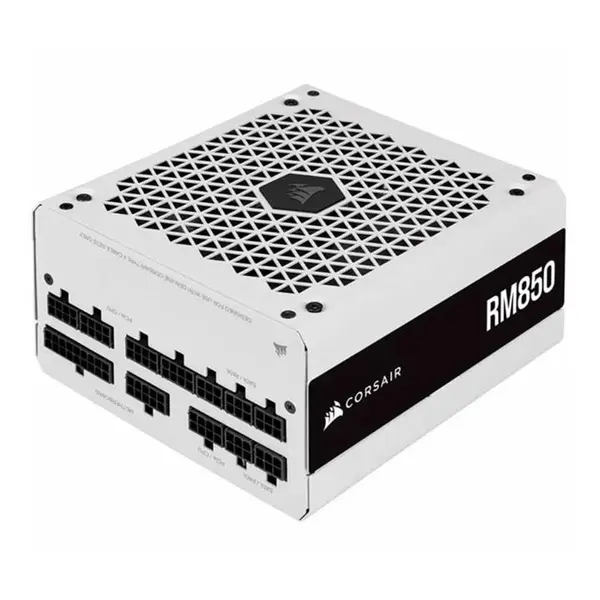 پاور 850 وات کورسیر RM850 White Fully Modular Gold Corsair RM850 White Fully Modular Gold 850W Power Supply - 3
