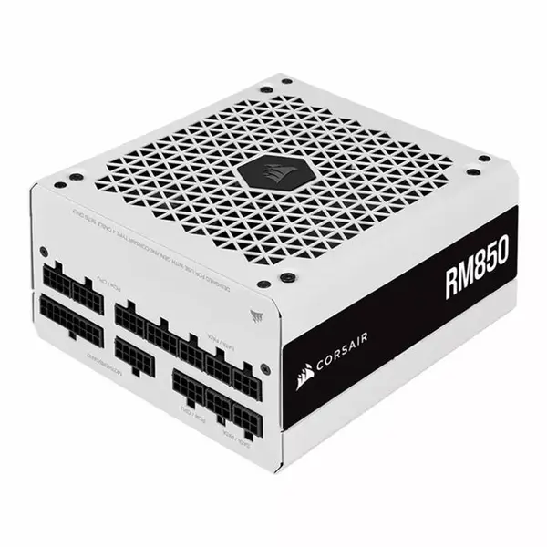 پاور 850 وات کورسیر RM850 White Fully Modular Gold Corsair RM850 White Fully Modular Gold 850W Power Supply