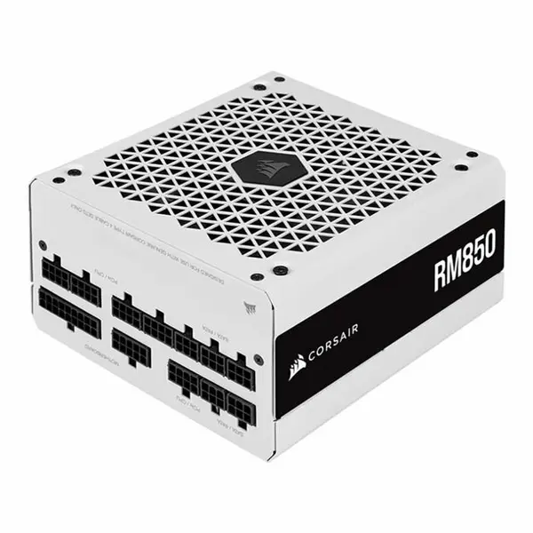 پاور 850 وات کورسیر RM850 White Fully Modular Gold Corsair RM850 White Fully Modular Gold 850W Power Supply - 4