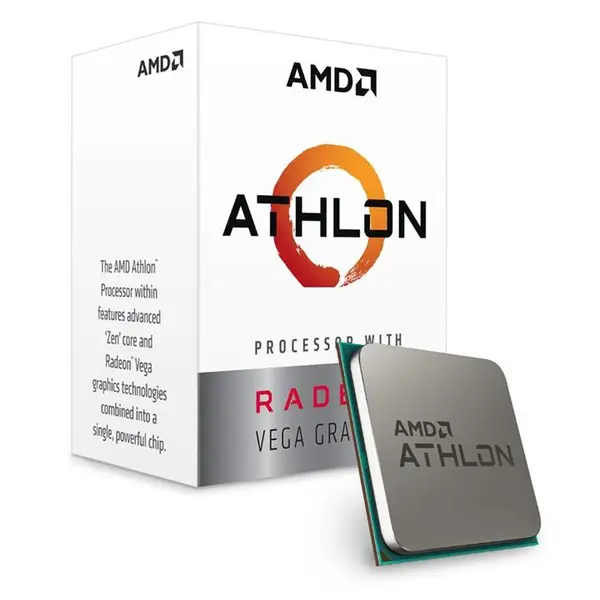سی پی یو ای ام دی مدل Athlon 200GE با فرکانس 3.2 گیگاهرتز Athlon 200GE 3.2GHz AM4 Desktop CPU with Radeon Vega 3 Graphics - 2