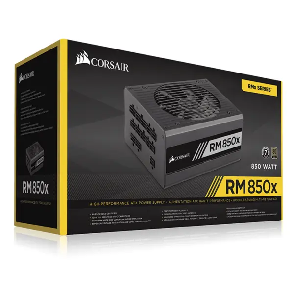 Corsair RM850x 80Plus Gold Full Modular PSU - 5