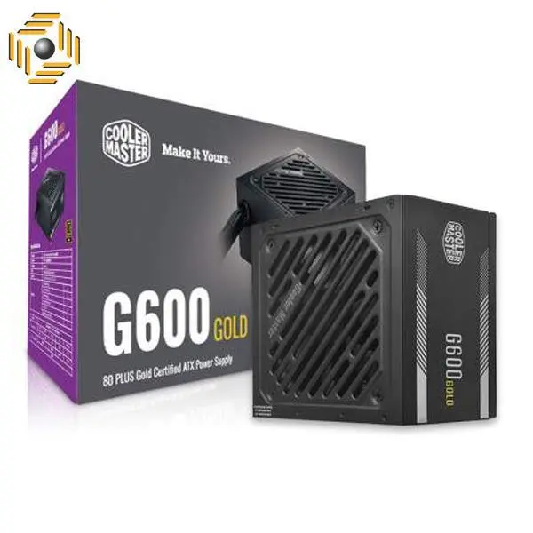 منبع تغذیه کامپیوتر کولر مستر مدل G600 Gold Cooler Master G600 Gold Power Suppl