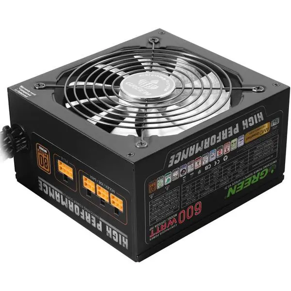 منبع تغذیه کامپیوتر گرین مدل GP600A-HP Green High Performance Series GP600A-HP - 4