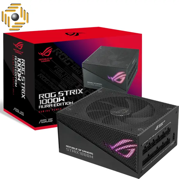 پاور ایسوس ROG STRIX 1000W Gold Aura Edition Full Modular Power: Asus ROG Strix 1000W Aura Edition Gold