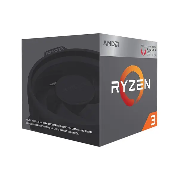 پردازنده مرکزی ای ام دی مدل Ryzen 3 2200G AMD Ryzen 3 2200G CPU - 2