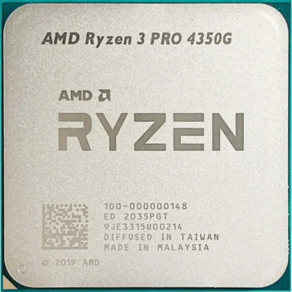 پردازنده ای ام دی Ryzen 3 PRO 4350G CPU: AMD Ryzen 3 Pro 4350G - 5