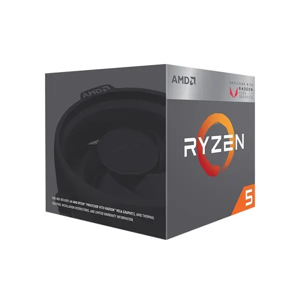 پردازنده مرکزی ای ام دی مدل Ryzen 5 2400G AMD Ryzen 5 2400G CPU - 2