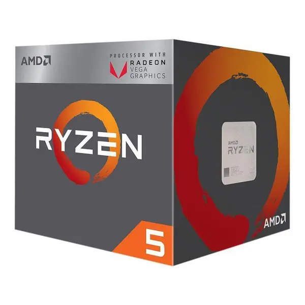 پردازنده مرکزی ای ام دی مدل Ryzen 5 2400G AMD Ryzen 5 2400G CPU - 4