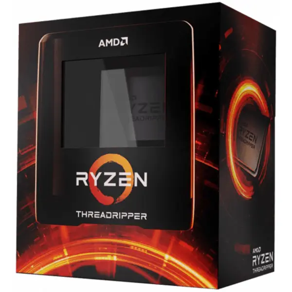 پردازنده ای ام دی مدل Ryzen Threadripper 3960X TR410 / 10 AMD Ryzen Threadripper 3960X TR4 24Core CPU