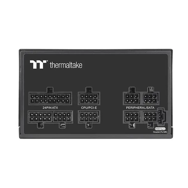 منبع تغذیه ترمالتیک مدل Thermaltake TOUGHPOWER GF1 ARGB 750W GOLD Thermaltake Toughpower GF1 ARGB 750W Gold TT Premium Edition Fully Modular Power Supply