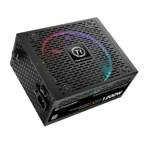 منبع تغذیه نیمه ماژولار ترمالتیک مدل Toughpower Grand 1200W Thermaltake Toughpower Grand 1200W Semi-Modular Computer Power Supply - 2