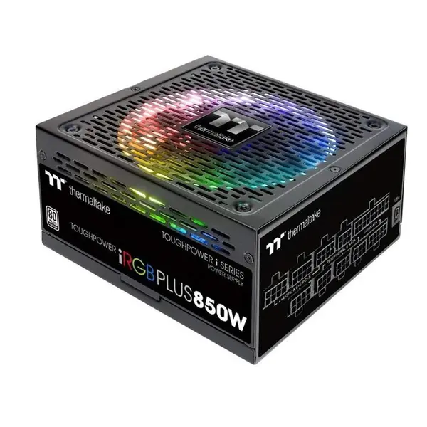 پاور ترمالتیک مدل Toughpower iRGB PLUS با توان 850 وات Thermaltake Toughpower iRGB PLUS 850W Platinum-TT Premium Edition Power Supply