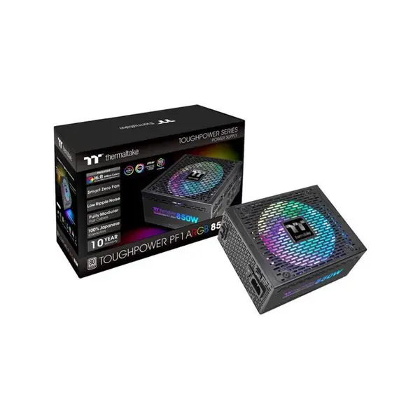 پاور ترمالتیک مدل Toughpower iRGB PLUS با توان 850 وات Thermaltake Toughpower iRGB PLUS 850W Platinum-TT Premium Edition Power Supply