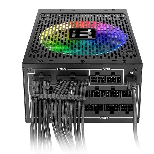 پاور ترمالتیک مدل Toughpower iRGB PLUS با توان 1250 وات Thermaltake Toughpower iRGB PLUS 1250W Titanium-TT Premium Edition Power Supply - 4