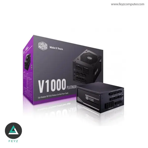 پاور کولر مستر مدل V1000 PLATINUM ماژولار V1000 PLATINUM FULL MODULAR 80 PLUS Platinum Power Supply