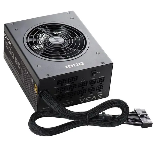 پاور کامپیوتر ای وی جی ای مدل جی کیو با توان 1000 وات EVGA 1000 GQ 80Plus Gold Computer Power Supply