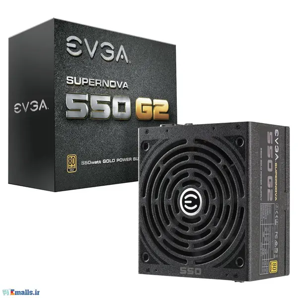 پاور ای وی جی ای مدل سوپرنوا جی 2 با توان 550 وات EVGA SuperNOVA 550 G2 80Plus Gold Power Supply - 2