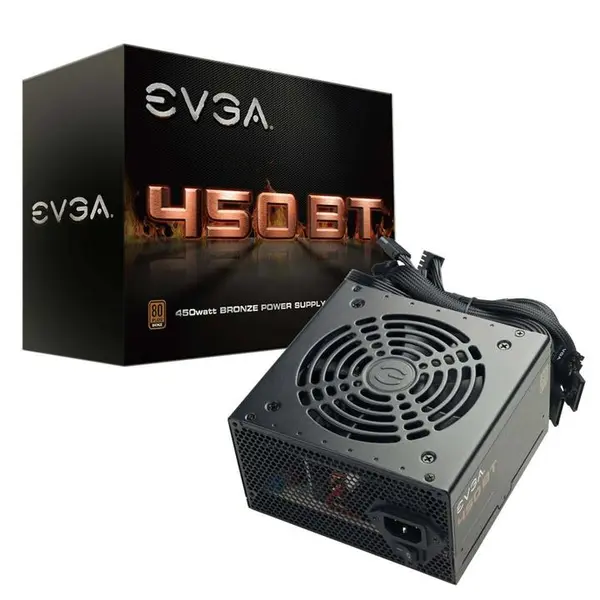 پاور ای وی جی ای مدل 450 بی تی با توان 450 وات EVGA 450 BT 450W 80Plus Bronze Power Supply