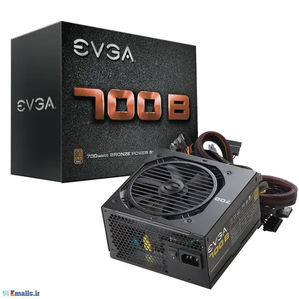 پاور ای وی جی ای مدل 700 بی با توان 700 وات EVGA 700B 80Plus Bronze Power Supply - 2