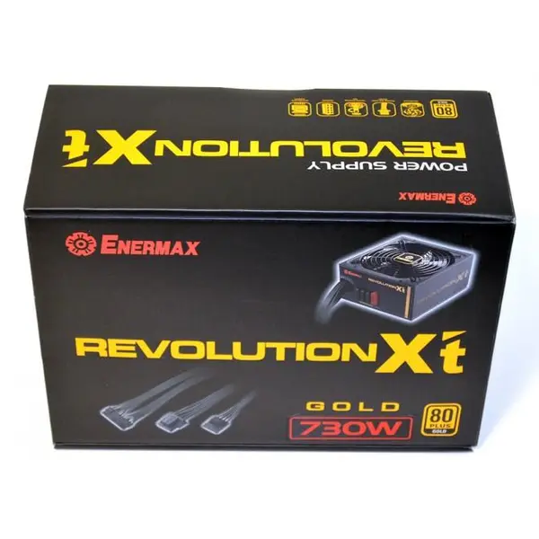 پاور انرمکس با توان 730 وات مدل روولوشن ایکس تی Enermax Revolution X’t 730W Power Supply