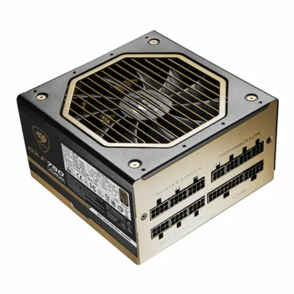 پاور 750 وات Cougar مدل GX-F AURUM 750W Cougar GXF AURUM 750W GOLD Full Modular Power Supply