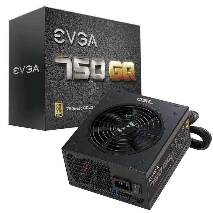 EVGA 750 GQ 80Plus Gold Computer Power Supply